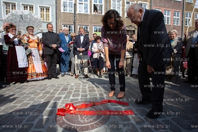 Gdańsk, Święto ulicy Świętego Ducha. Odsłonięcie...