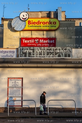 Gdynia. ulica Abraham Sklep Biedronka. 08.02.2019 /...