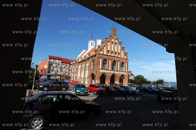 Kamien Pomorski, Stary Rynek. Gotycki ratusz z XIII/XIV...
