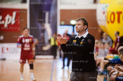 Hala AWFiS Gdansk. Mecz pilki recznej I ligi. Wybrzeze...