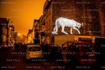 Gdansk. Wrzeszcz. Festiwal artystycznych instalacji...