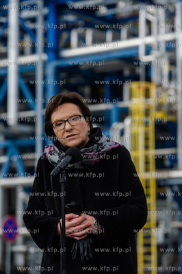 Gdansk. Wizyta Premier RP Ewy Kopacz w siedzibie Grupy...
