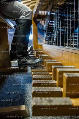 Gdansk. Wieza Kosciola sw. Katarzyny. Bezplatne warsztaty...