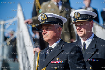 Port Wojenny w Gdyni Oksywie. Uroczystosc objecia obowiazkow...