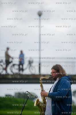 Gdansk. Dolne Miasto. Teren Bastionów przy ulicach...