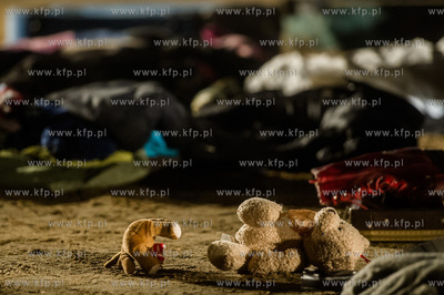 Gdańsk. Teren Muzeum II Wojny Światowej. Performance...