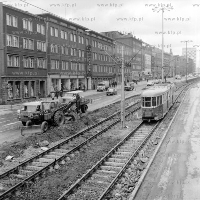 Przebudowa alei Grunwaldzkiej w Gdansku Wrzeszczu....