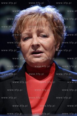 Konwencja PiS w Hali Olivia w Gdansku. n/z prof. Zyta...