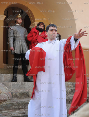 W scenerii Kaszubskiej Golgoty zostala odegrana Inscenizacja...