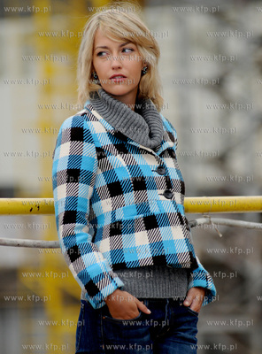 Sesja zdjeciowa aktorki Magdy Waligorskiej na terenie...