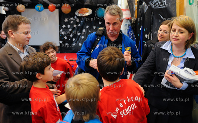 Gdynia. Amerykanska Szkola Podstawowa. Spotkanie z...