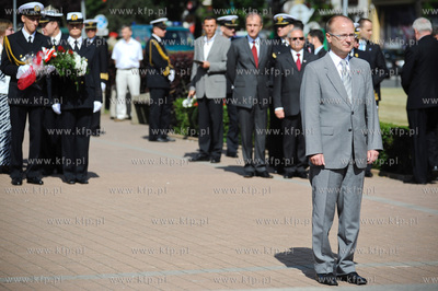 Gdynia. Swieto Marynarki Wojennej. Uroczystosc zmiany...