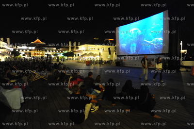 Sopot. Orange Kino Letnie w Sopocie na molo. 05.08.2010...