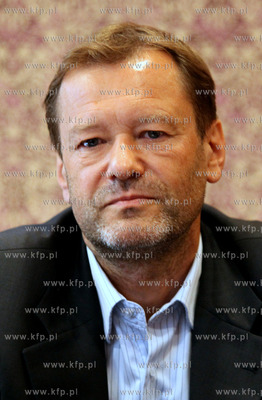 Sopot. Hotel Europa. Konferencja prasowa kandydata...