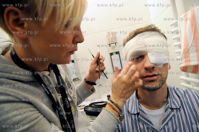 Plan zdjeciowy filmu Uklad Zamkniety w rezyserii Ryszarda...