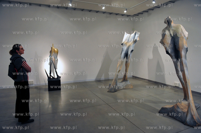Panstwowa Galeria Sztuki - Sopot. Wystawa rzezby profesora...