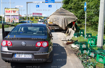 W Gdansku na skrzyzowaniu ul. Jabloniowej i Kartuskiej...