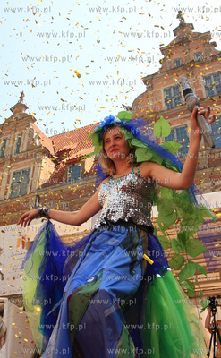 Otwarice 752 Jarmarku sw. Dominka w Gdansku. Uroczysta...