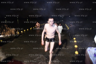 Kaliningrad, Rosja. Swieto Chrztu Panskiego podczas...