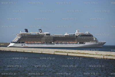 Gdynia. Wycieczkowiec Celebrity Eclipse w Gdyni. 18.06.2014...