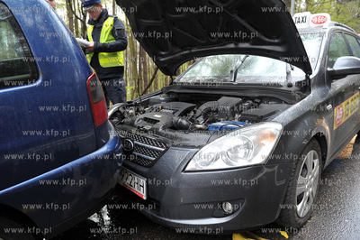 Sopot. Ul. Malczewskiego. Wypadek drogowy. Kierujaca...