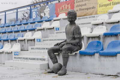 Stadion Miejski im. Kazimierza Deyny.Nz. Pomnik Kazimierza...