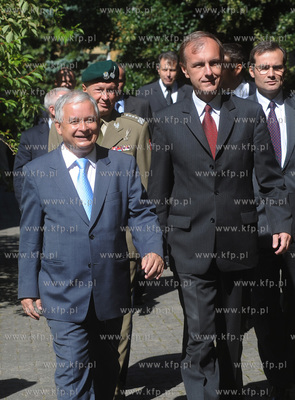Sopot, Belwederek. Spotkanie Prezydenta RP Lecha Kaczynskiego...