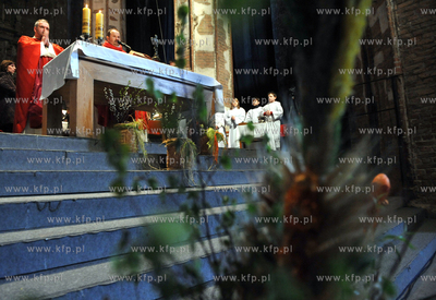 Msza Sw. w kosciele sw. Jana w Gdansku na zakonczenie...