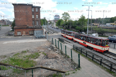 Jana z Kolna w Gdansku - widok na plac tuz za brama...