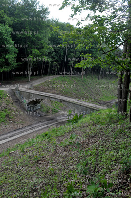 Dawny wiadukt trasy kolejowej Gdansk - Kokoszki nazywany...