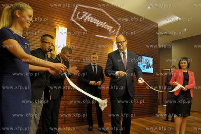Otwarcie hotelu Hampton Hilton przy gdanskim lotnisku...