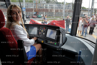 Pierwszy przejazd tramwaju nowa linią na trasie Siedlce...