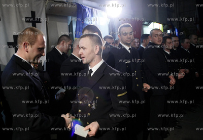 Gdynia Oksywie. Port Wojenny. Wigilia dla marynarzy...