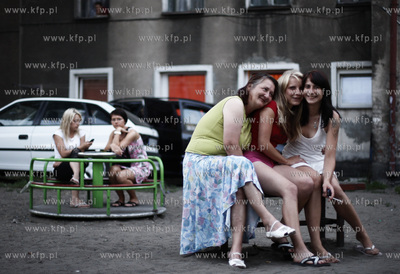 Gdansk Wrzeszcz. Podworko pomiedzy ulicami Konrada...