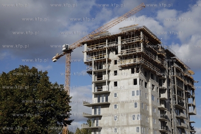 Budowa osiedla Citi Park na gdanskiej Zaspie.
12.10.2012
fot....