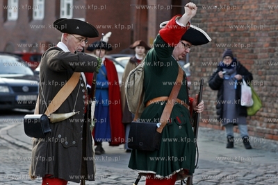 Gdańsk. Plac między Złotą Bramąi Katownią. Historyczna...