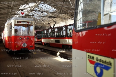 Zajezdnia tramwajowa w Gdańsku Nowym Porcie.
17.03.2015
fot....