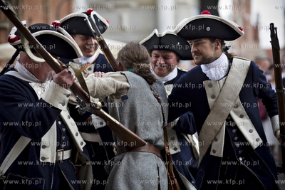 Gdańsk. Plac między Złotą Bramąi Katownią. Historyczna...