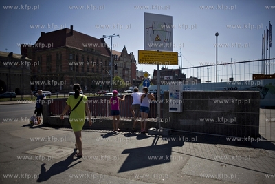 Częściowo zamknięto tunel podziemy pod ul. Wały...