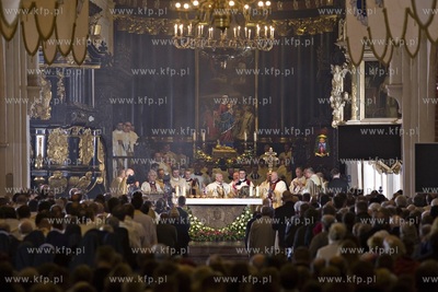 Katedra Oliwska. Uroczystość konsekracji bp. nominata...