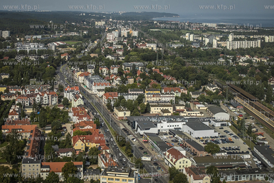 Widok z Olivia Star. Gdańsk Oliwa. Al. Grunwaldzka.
15.09.2020
fot....
