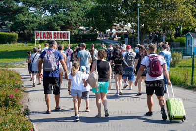 Wakacje w Gdańsku. Plaża na Stogach. 03.08.2024 fot....