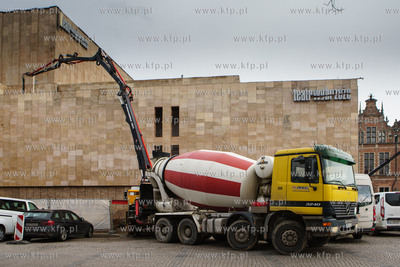 Gdańsk. Remont Teatru Wybrzeże. 10.02.2022 / fot....