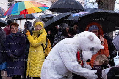 Sopockie Miasteczko Noworoczne. Nz. Magdalena Czarzyńska...