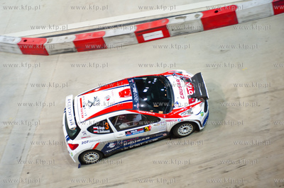 Gdansk. Hala Ergo Arena. Prolog 8 Rajdu Lotos Baltic...