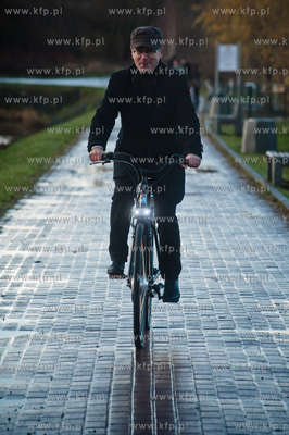 Gdansk. Zbiornik retencyjny Augustowska. Konferencja...