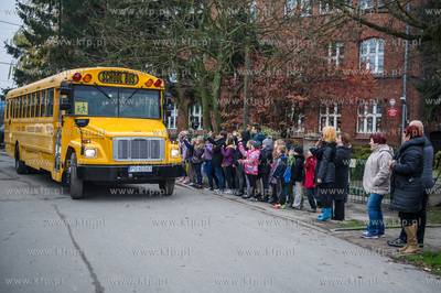 Gdansk. Pierwsza przejazdzka oryginalnego, amerykanskiego,...