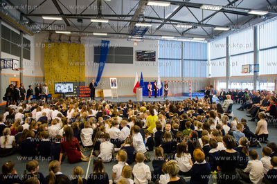Gdansk. Uroczystosc nadania imienia Arkadiusza Arama...