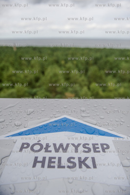 Gdansk. Sobieszewo. Prezentacja zbiornika na wode Kazimierz...