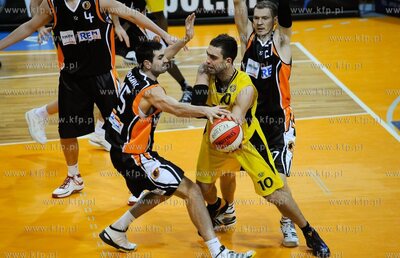 Sopot. Polska Liga Koszykowki. Mecz Trefl Sopot kontra...